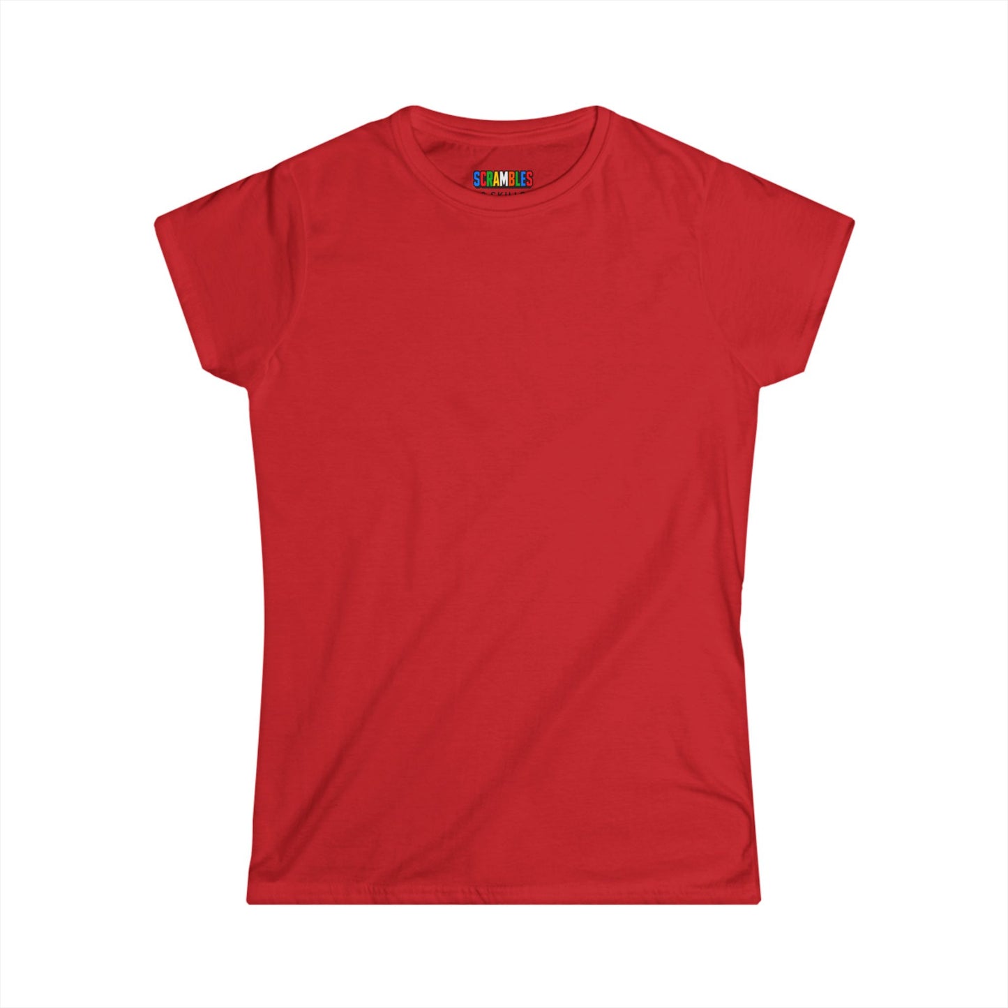 Women's Custom Personal Best  - Rubik's Cube Art  Softstyle T-Shirt