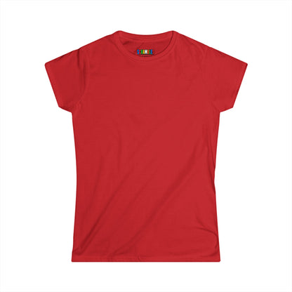 Women's Custom Personal Best  - Rubik's Cube Art  Softstyle T-Shirt