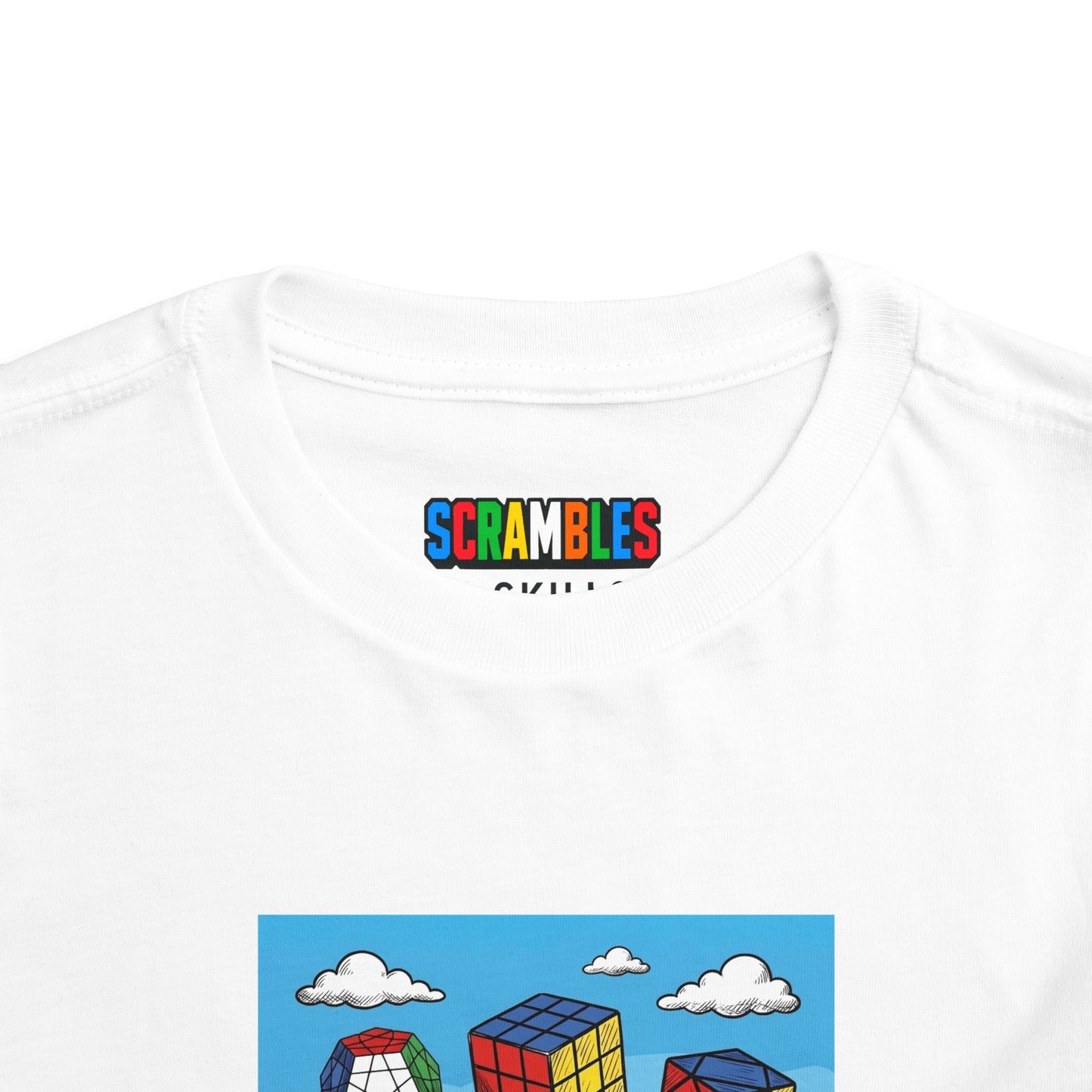Daydream Solves - Rubik's Cube Art  Toddler Short Sleeve T-Shirt