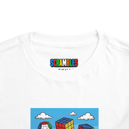 Daydream Solves - Rubik's Cube Art  Toddler Short Sleeve T-Shirt