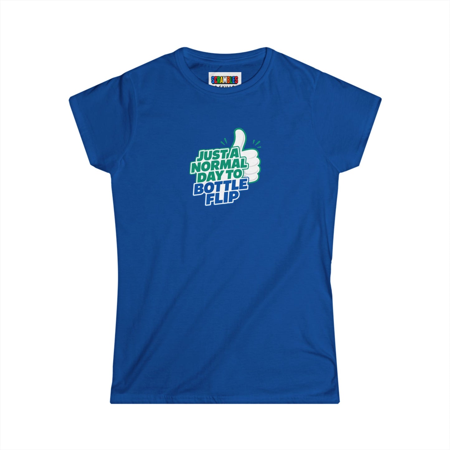 Just a Normal Day to Bottle Flip Women's Softstyle T-Shirt