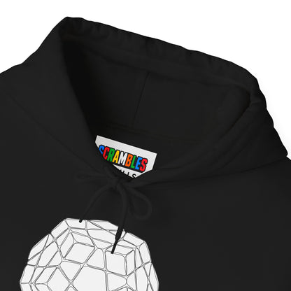 Megaminx Doodle - Rubik's Cube Art Unisex Heavy Blend™ Hooded Sweatshirt