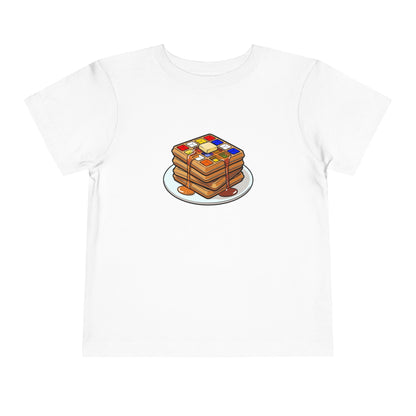 4x4 Waffles - Rubiks Cube Toddler Short Sleeve T-Shirt