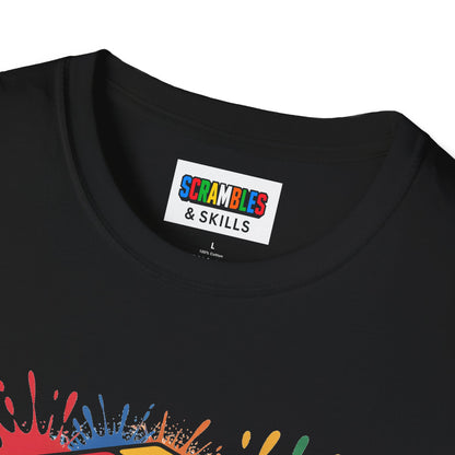 Scramble Splash Unisex Graphic Softstyle T-Shirt