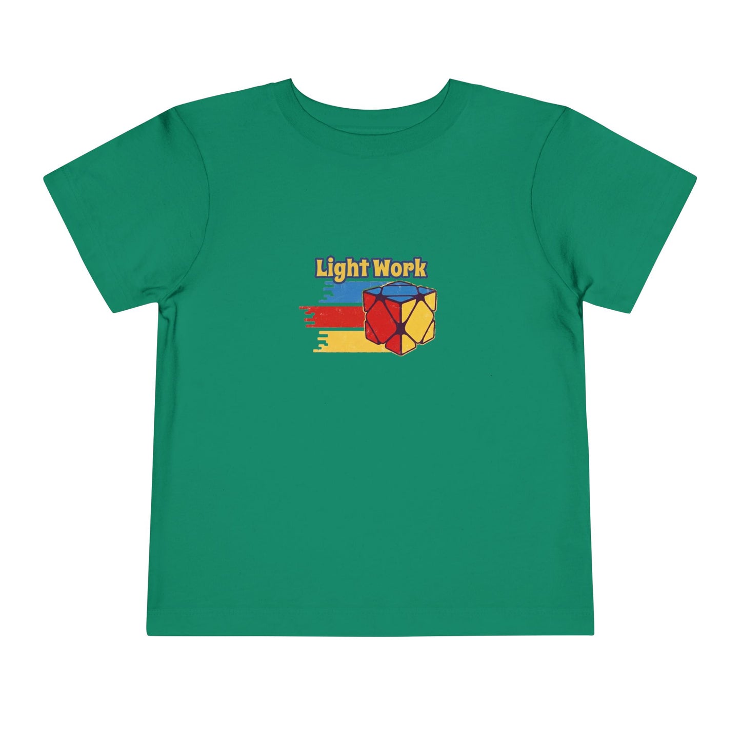 Skewb Light Work Rubiks Cube Art Toddler Short Sleeve T-Shirt