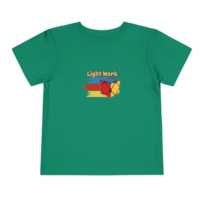 Skewb Light Work Rubiks Cube Art Toddler Short Sleeve T-Shirt