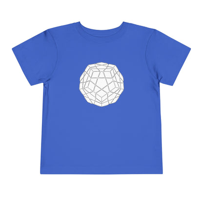Megaminx Doodle  - Rubik's Cube Art Toddler Short Sleeve T-Shirt