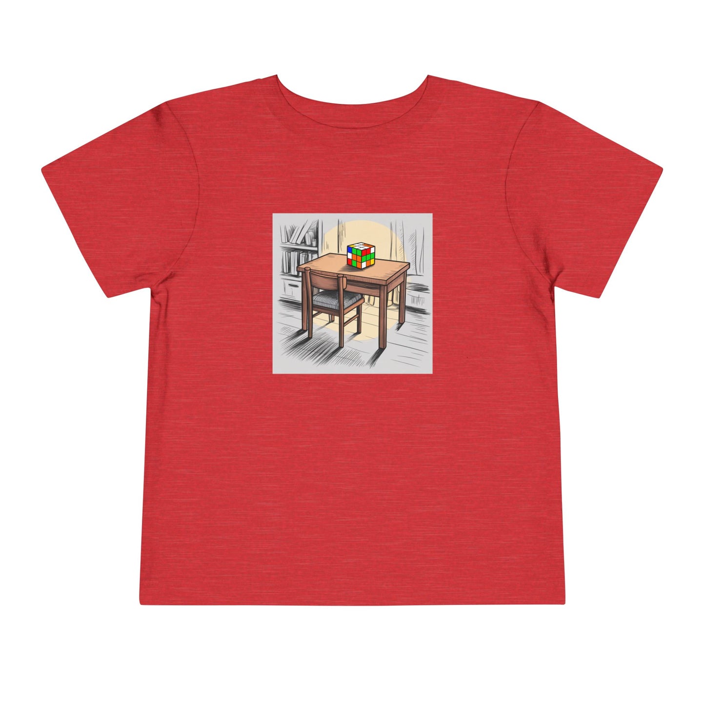 Late Night - Rubik's Cube Art  Toddler Short Sleeve T-Shirt