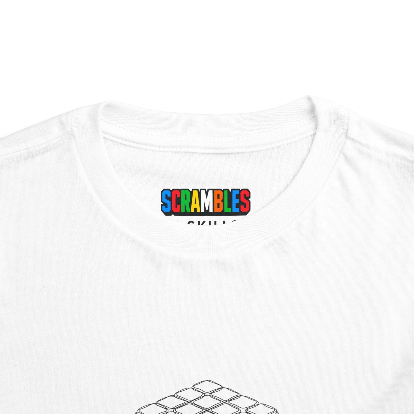 4x4 Doodle - Rubik's Cube Art  Toddler Short Sleeve T-Shirt