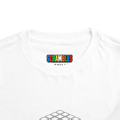4x4 Doodle - Rubik's Cube Art  Toddler Short Sleeve T-Shirt