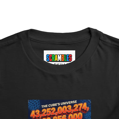 One Solution - Rubik's Cube Art  Toddler Short Sleeve T-Shirt
