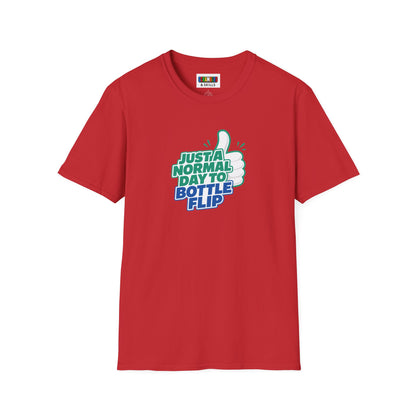 Just a Normal Day to Bottle Flip Unisex Graphic Softstyle T-Shirt