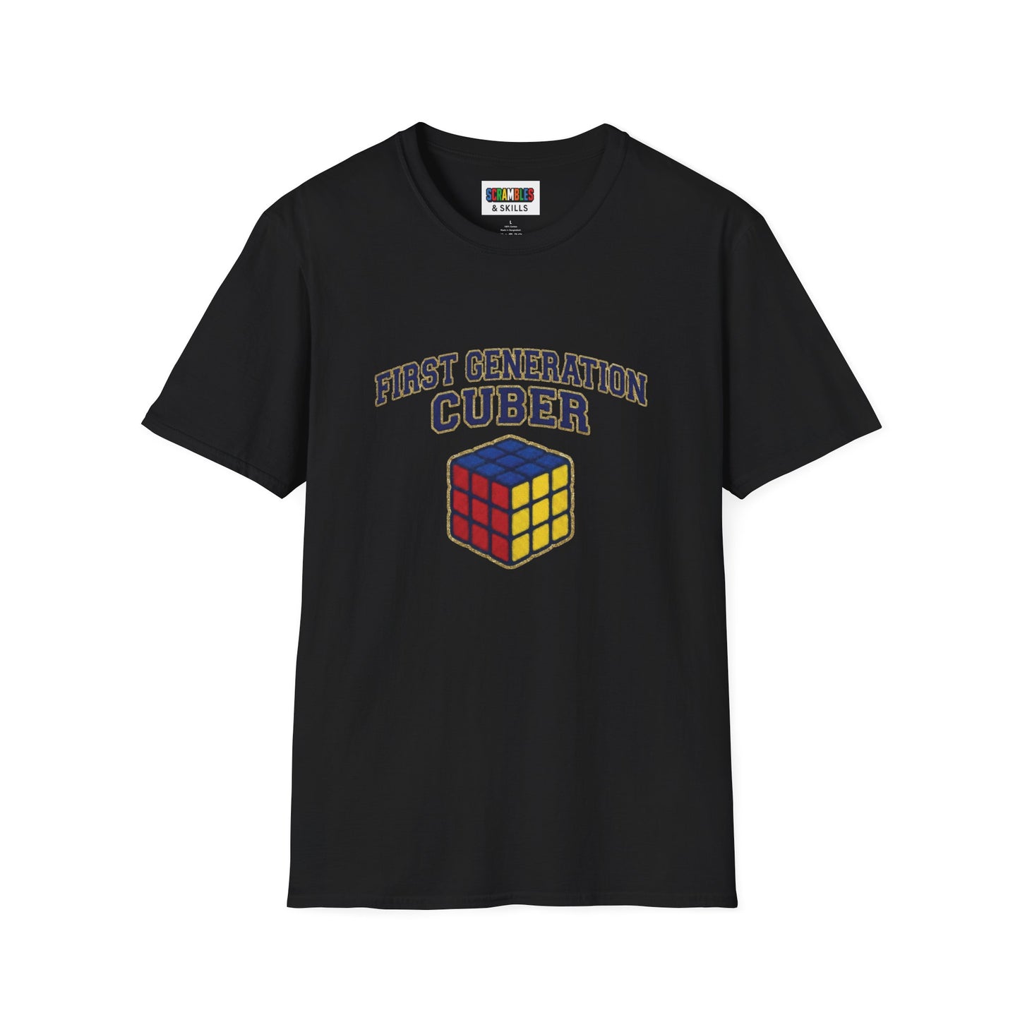 First Generation Cuber Rubiks Cube Art Unisex Graphic Softstyle T-Shirt