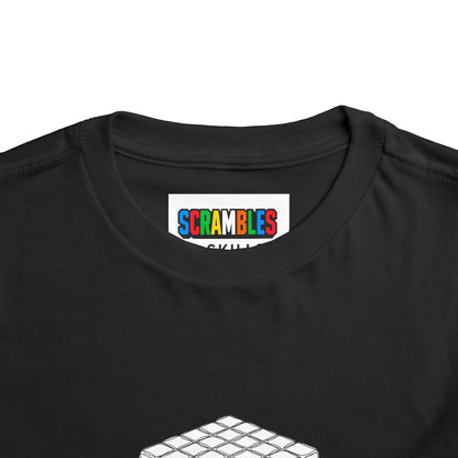 5x5 Doodle  - Rubik's Cube Art Toddler Short Sleeve T-Shirt