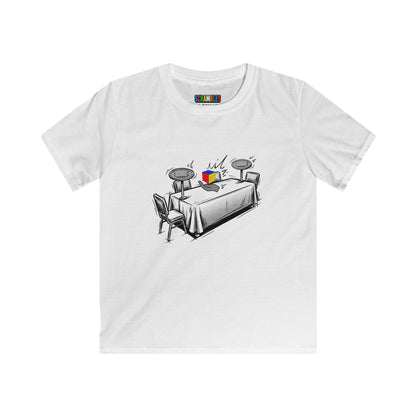 3x3 One-Handed Comp Day - Rubik's Cube Art Kids Softstyle Tee