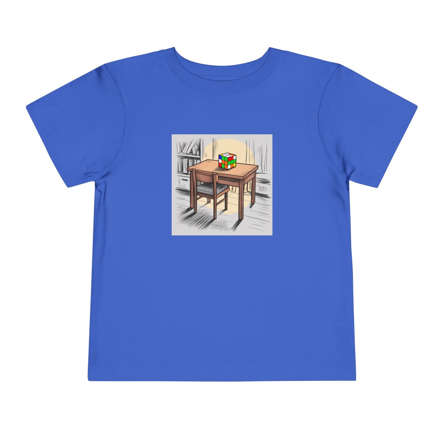Late Night - Rubik's Cube Art  Toddler Short Sleeve T-Shirt