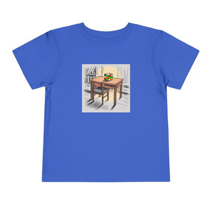 Late Night - Rubik's Cube Art  Toddler Short Sleeve T-Shirt