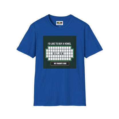 Clock - Vowel Unisex Graphic Softstyle T-Shirt