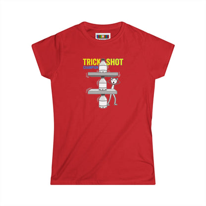 Trick shot Champion Women's Softstyle T-Shirt