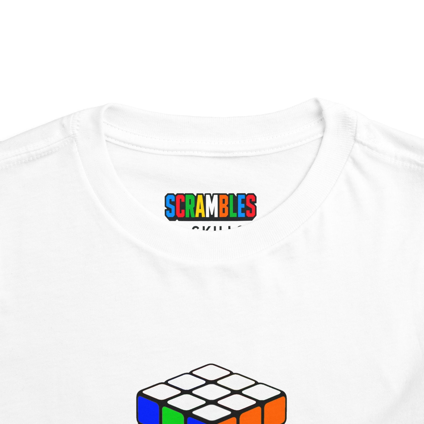 DNF Happens - Rubiks Cube Toddler Short Sleeve T-Shirt