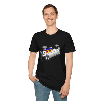 3x3 Multi Blind Comp Day Unisex Graphic Softstyle T-Shirt