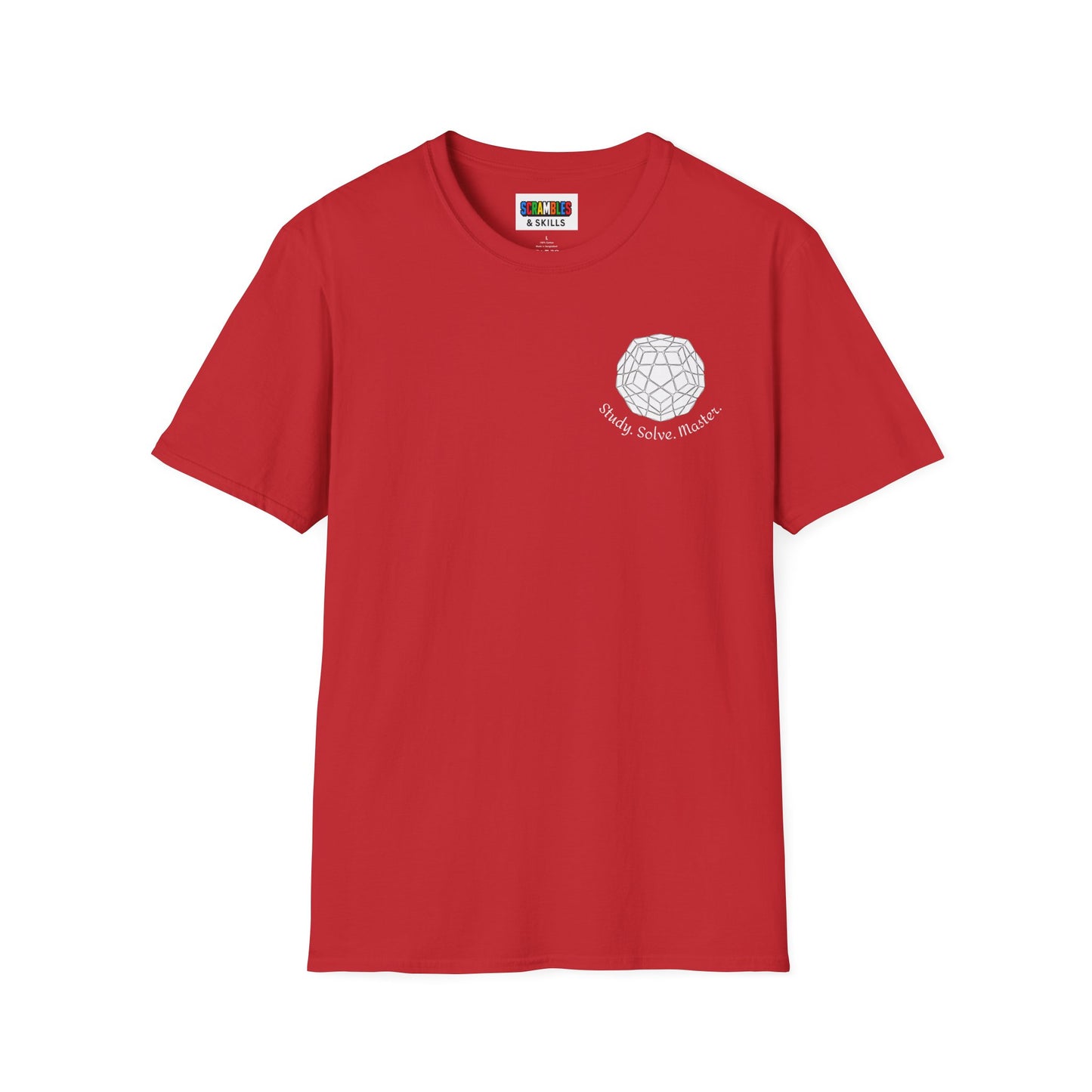 Megaminx Doodle (Subtle) Unisex Graphic Softstyle T-Shirt