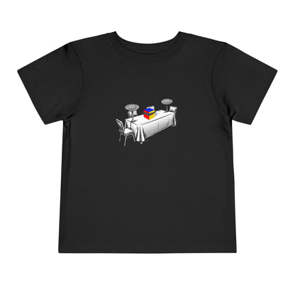 3x3 Blind Comp Day - Rubik's Cube Art  Toddler Short Sleeve T-Shirt