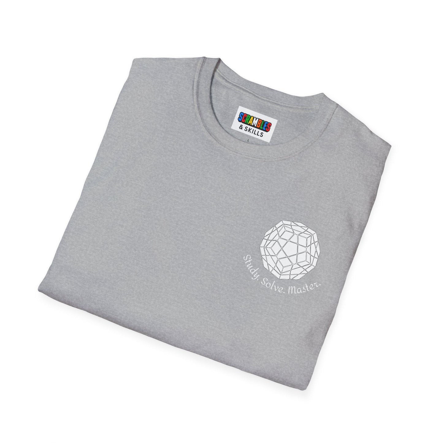 Megaminx Doodle (Subtle) Unisex Graphic Softstyle T-Shirt