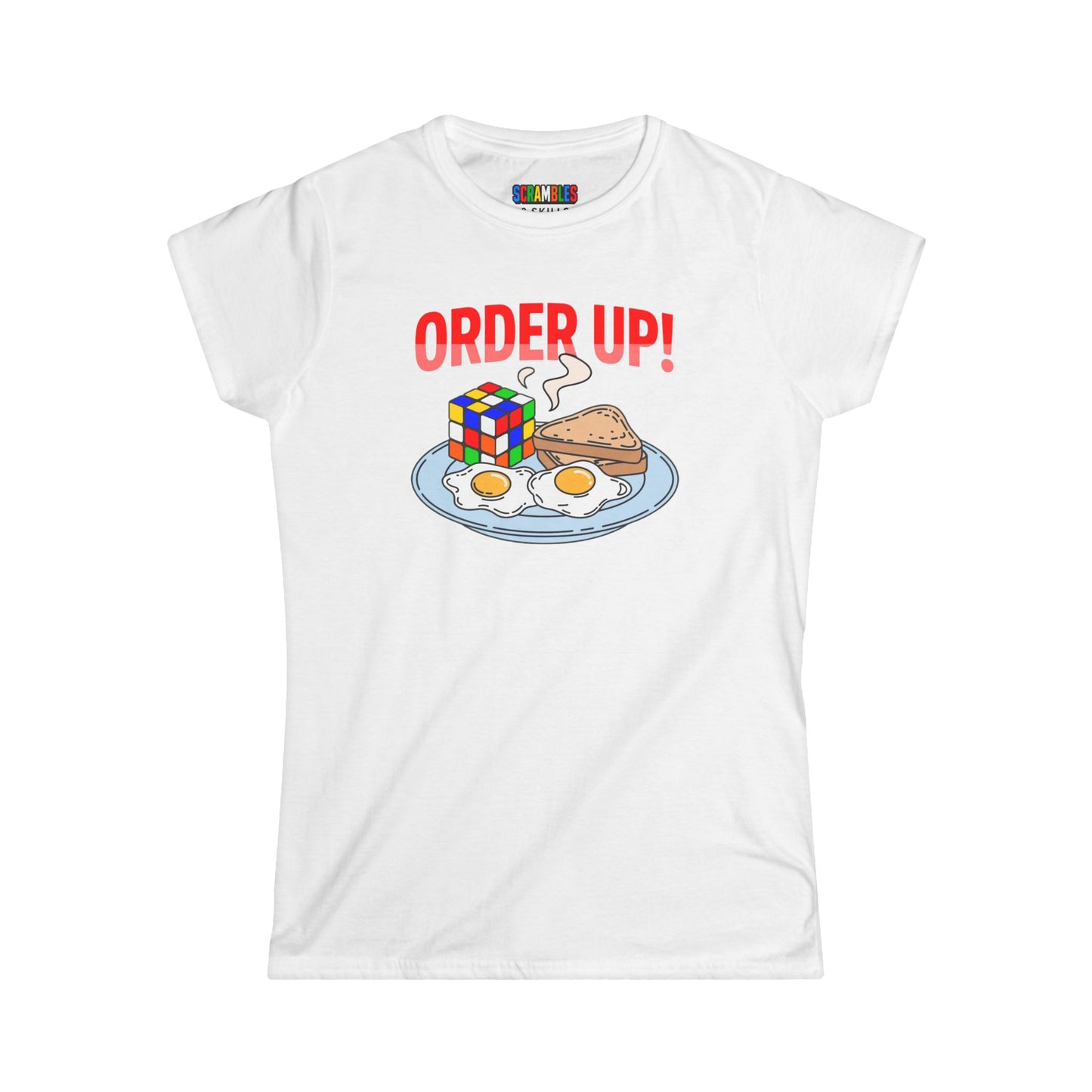 Rubiks' Cube Shirt - Order Up Women's Softstyle T-Shirt | Fun Cubing Tee