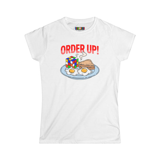 Rubiks' Cube Shirt - Order Up Women's Softstyle T-Shirt | Fun Cubing Tee