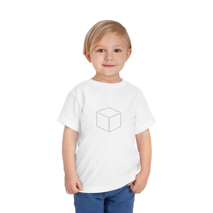 1x1 Doodle  - Rubik's Cube Art Toddler Short Sleeve T-Shirt