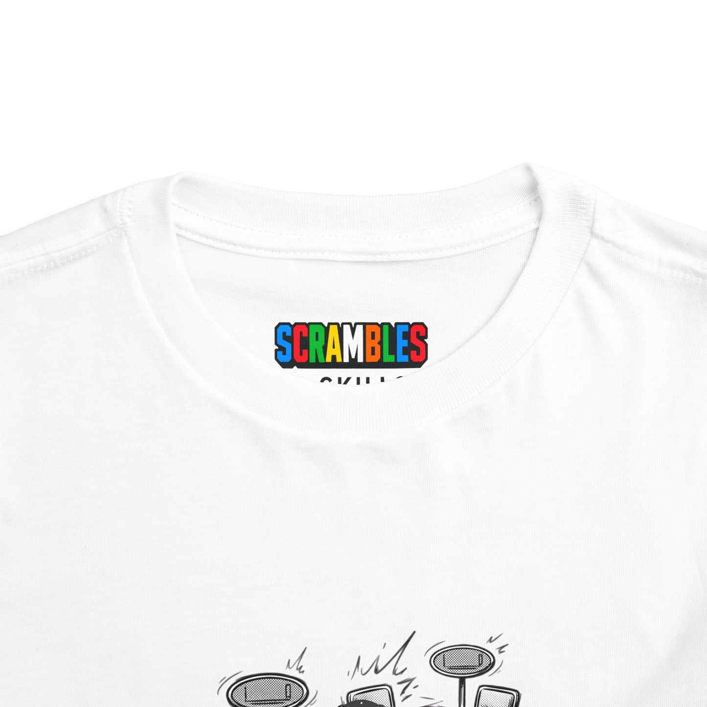 Clock Comp Day - Rubik's Cube Art  Toddler Short Sleeve T-Shirt