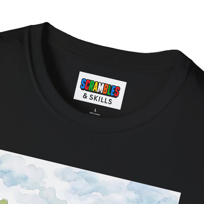 Farm Watercolor Unisex Graphic Softstyle T-Shirt