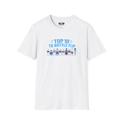 Top 10 to Bottle Flip  Unisex Graphic Softstyle T-Shirt