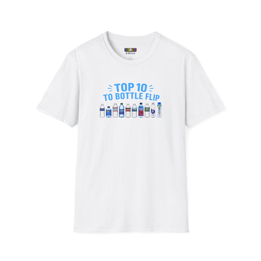 Top 10 to Bottle Flip  Unisex Graphic Softstyle T-Shirt