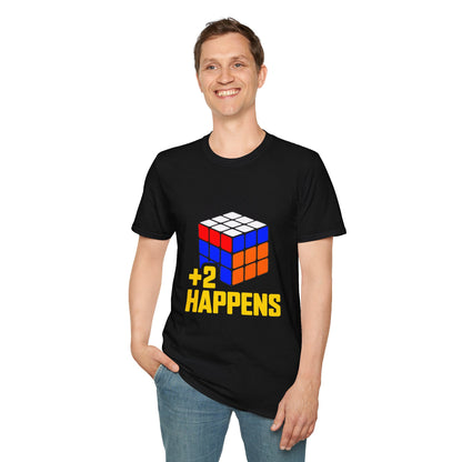 +2 Happens Unisex Graphic Softstyle T-Shirt
