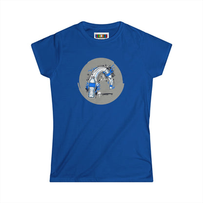 Street Flip - Trick Shot Art  Women's Softstyle T-Shirt