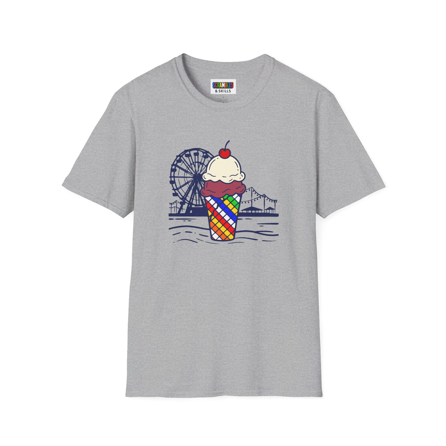 Rubik's Cube Shirt - Sweet Solves Unisex Graphic Softstyle T-Shirt| Fun Cubing Tee