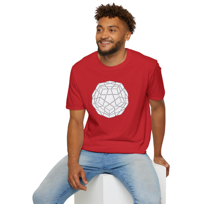 Megaminx Doodle - Rubik's Cube Art Unisex Graphic Softstyle T-Shirt