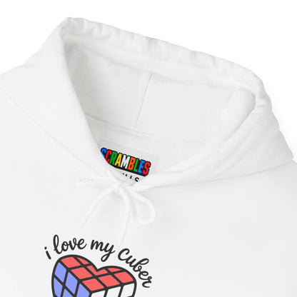 I Love My Cuber Unisex Heavy Blend™ Hooded Sweatshirt
