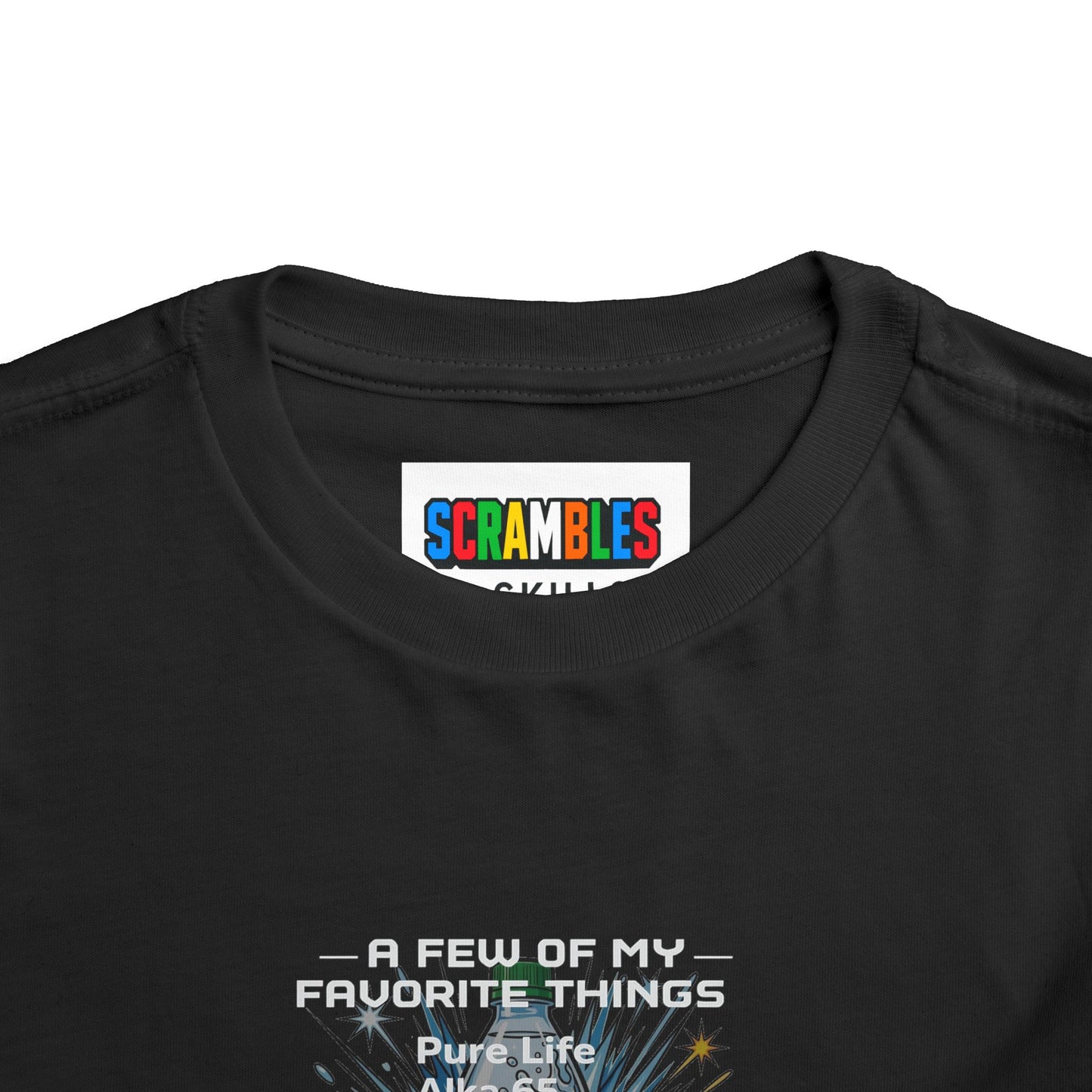Favorite Things Bottle Flipping Toddler Short Sleeve T-Shirt