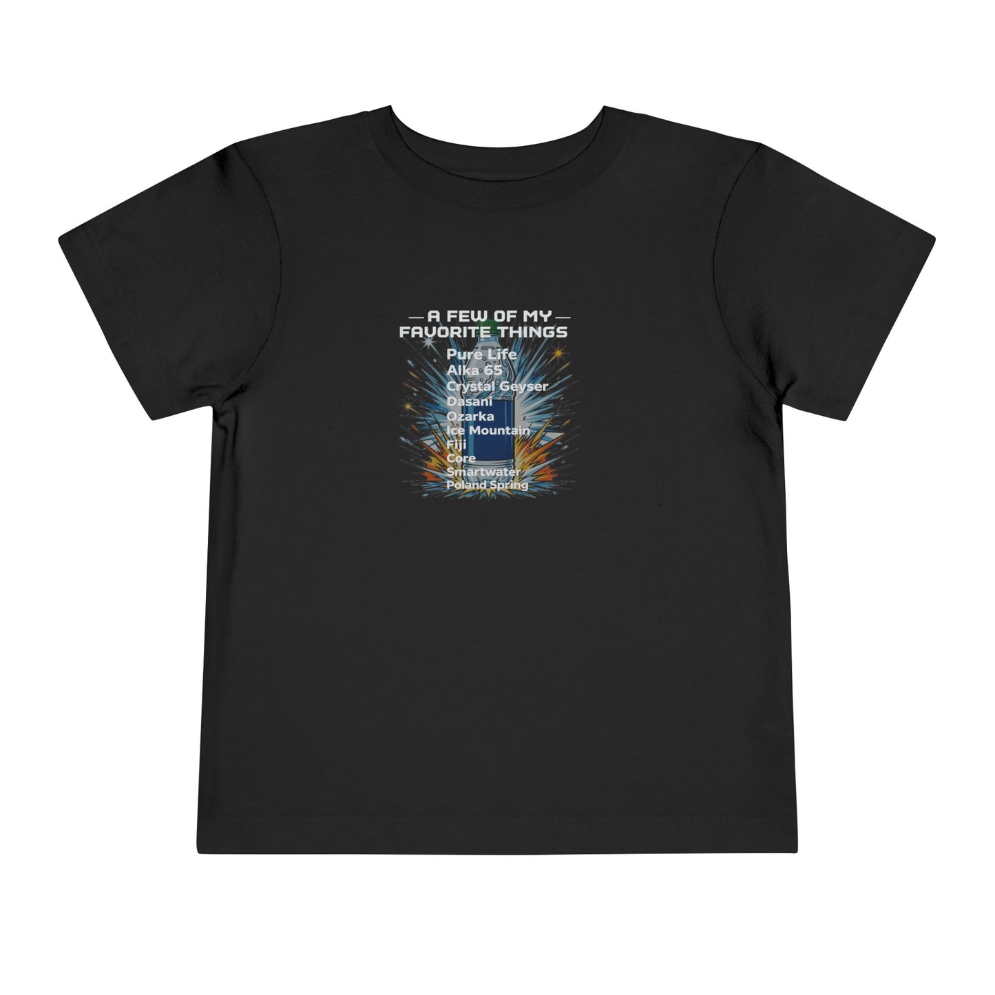 Favorite Things Bottle Flipping Toddler Short Sleeve T-Shirt