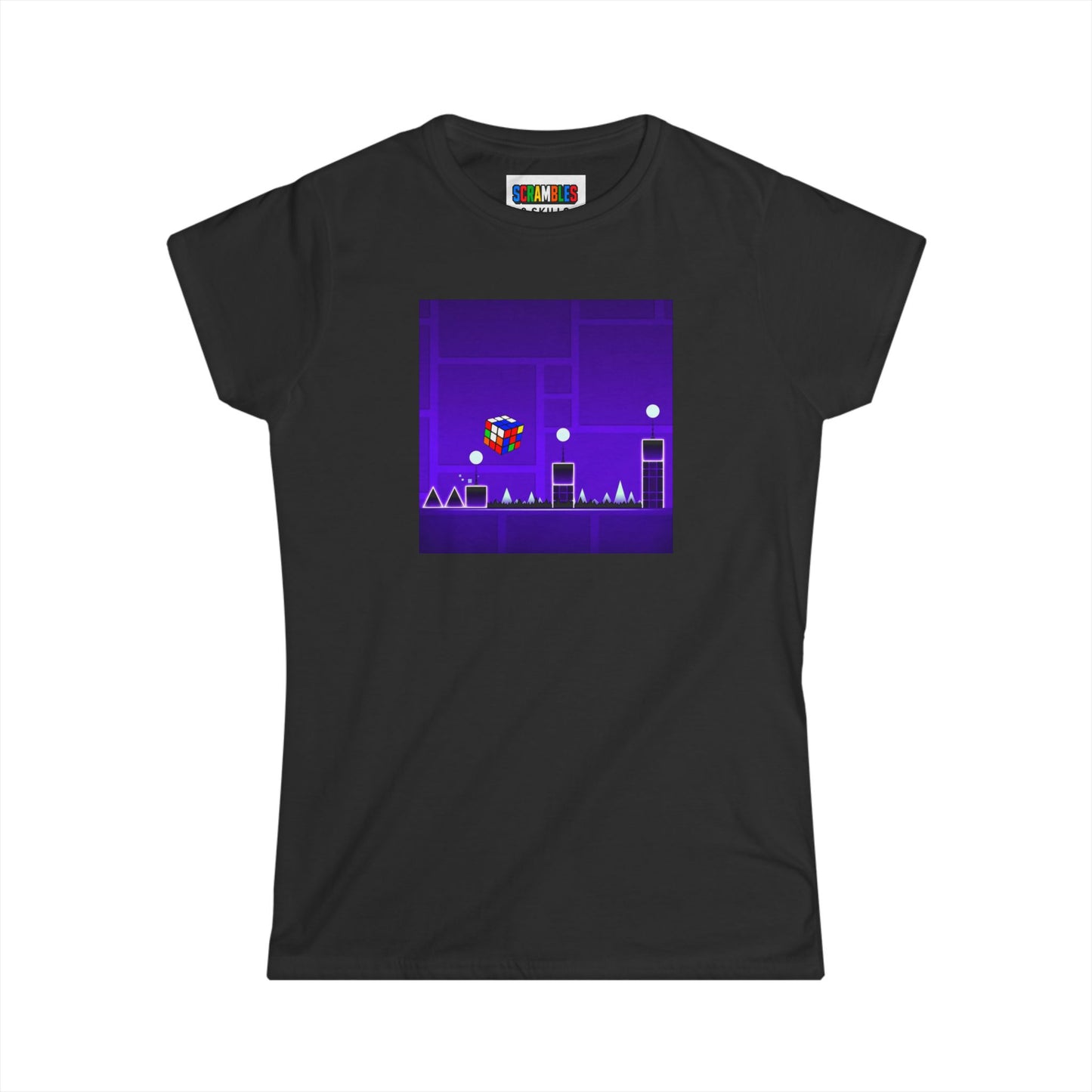 ⚡ Express - Cube Madness Women's Softstyle T-Shirt