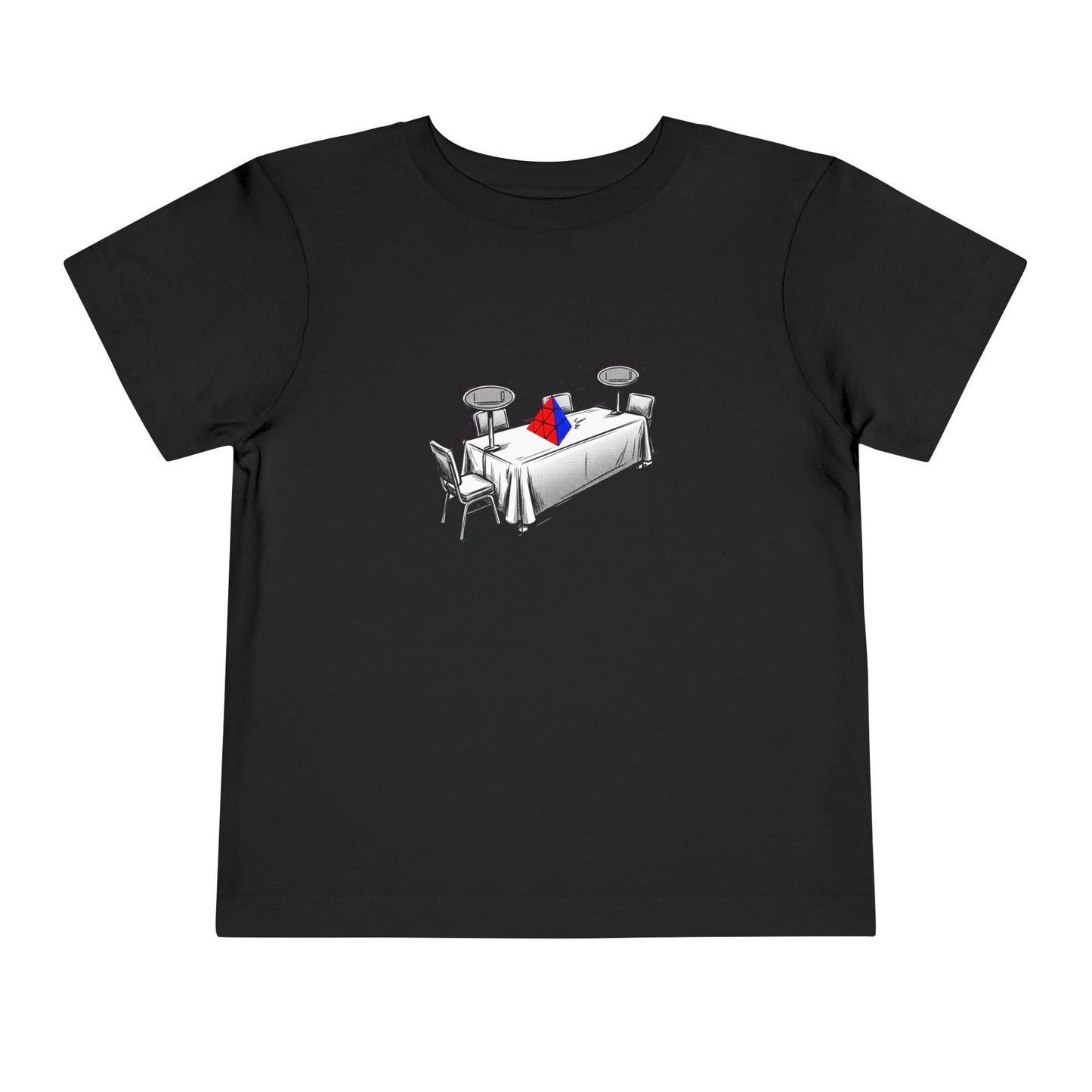 Pyraminx Comp Day - Rubik's Cube Art  Toddler Short Sleeve T-Shirt