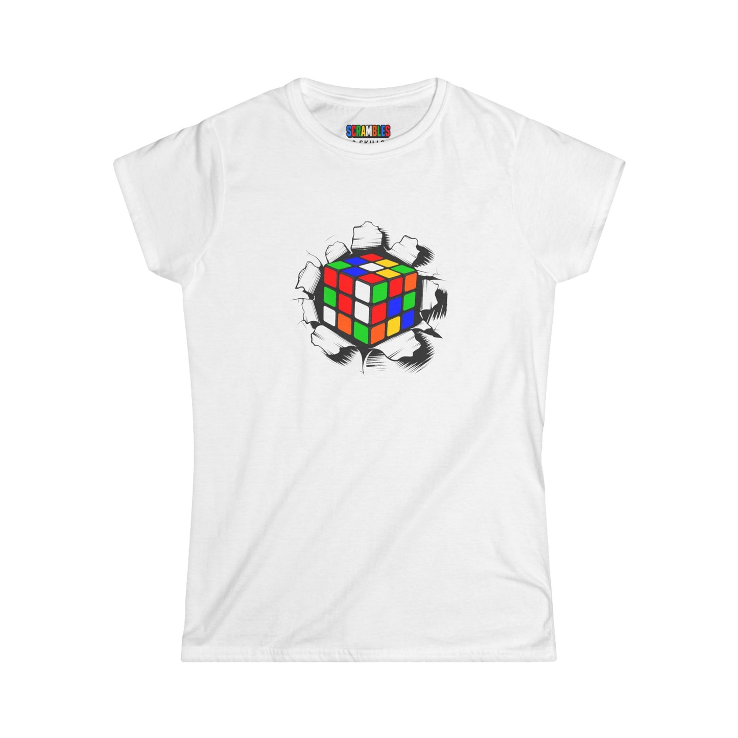 Crashing Out - Rubiks Cube Women's Softstyle T-Shirt