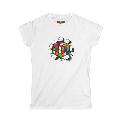 Crashing Out - Rubiks Cube Women's Softstyle T-Shirt