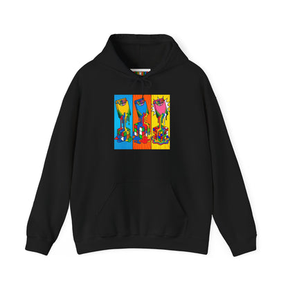 Rubik's Cube Shirt - Color Melt Unisex Heavy Blend™ Hooded Sweatshirt| Fun Cubing Shirt