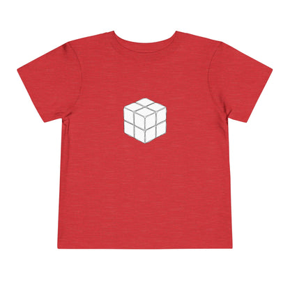2x2 Doodle  - Rubik's Cube Art Toddler Short Sleeve T-Shirt