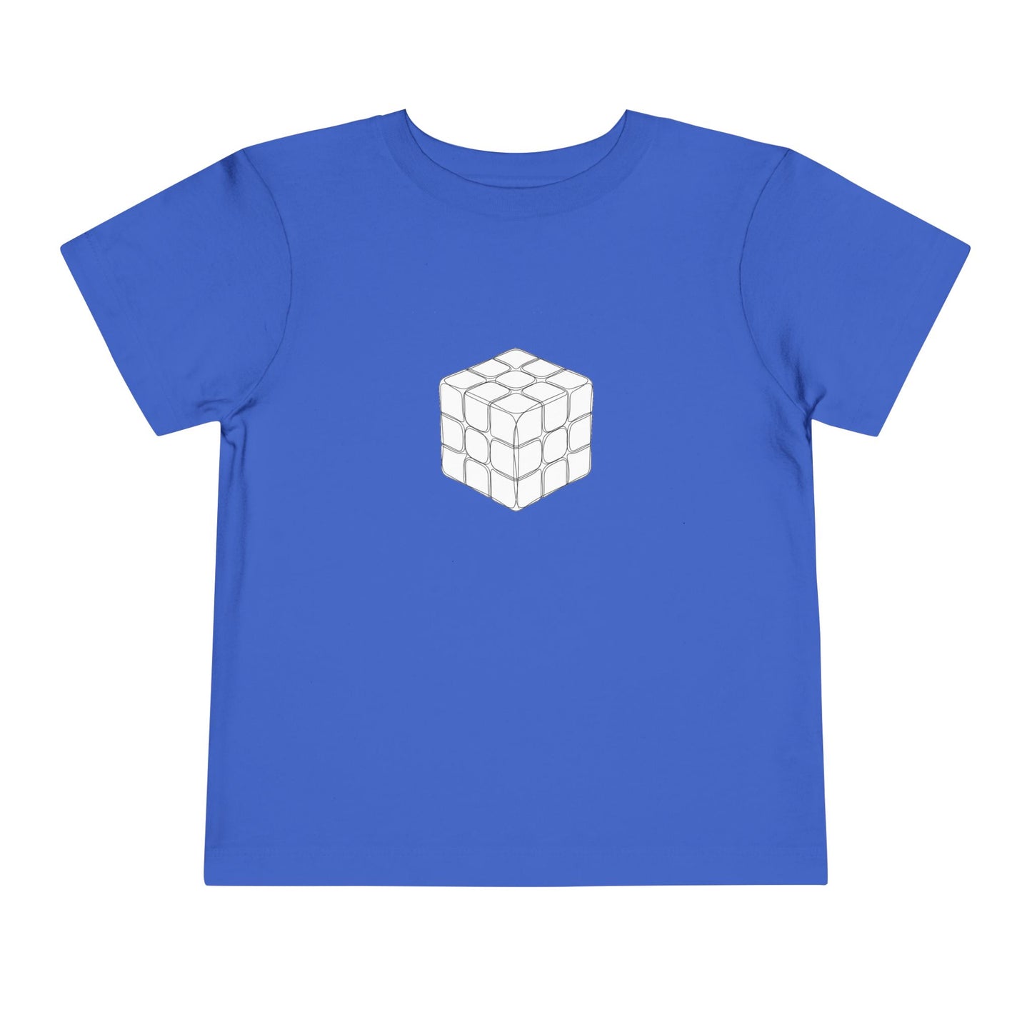3x3 Doodle  - Rubik's Cube Art Toddler Short Sleeve T-Shirt