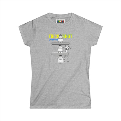 Trick shot Champion Women's Softstyle T-Shirt